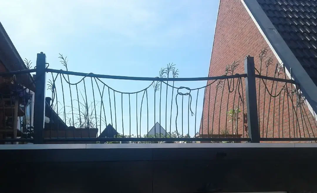 Balustrade met visserstouw