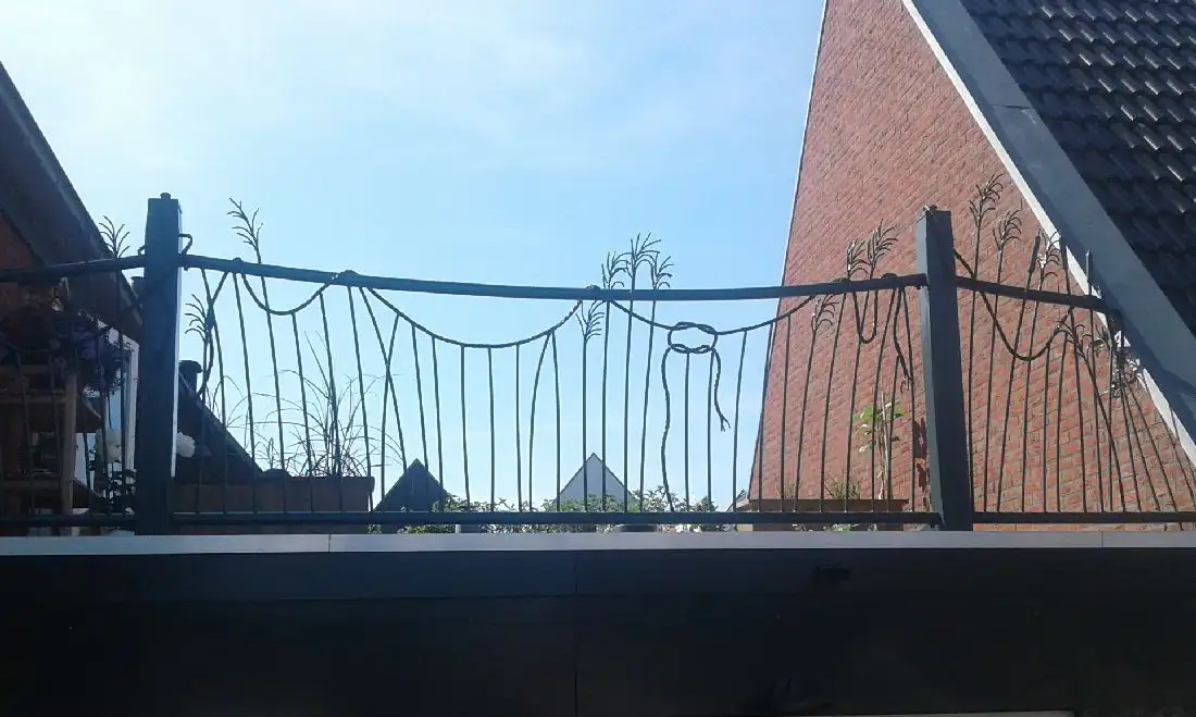 Balustrade met visserstouw