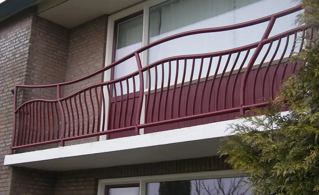 Balustrade met organische lijnen