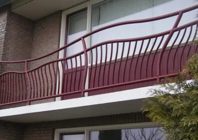 Balustrade met organische lijnen