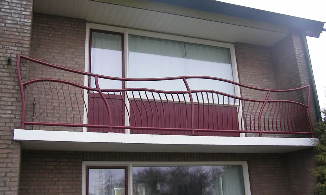 Balustrade met organische lijnen