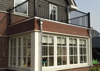 Balustrade voor toegankelijk plat dak