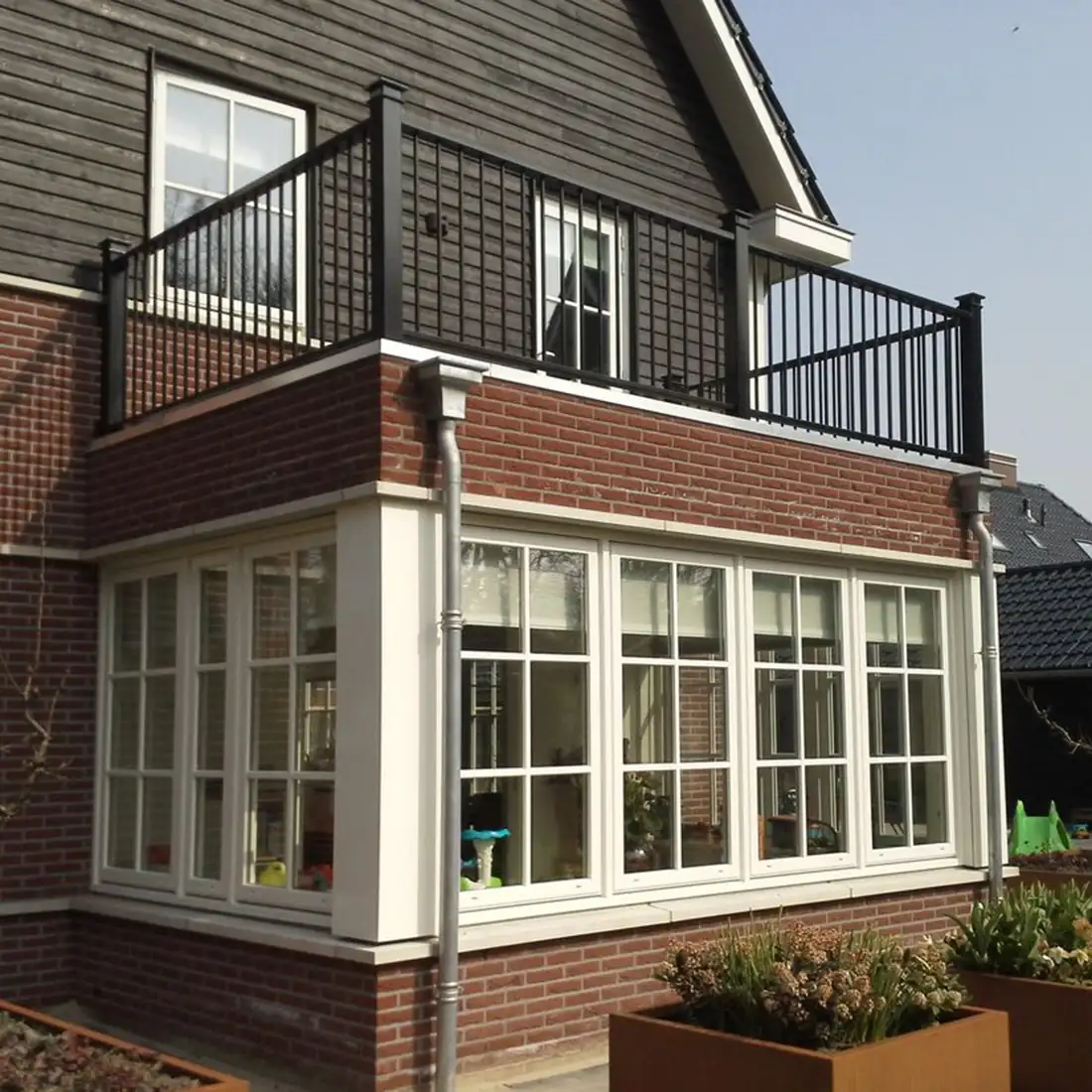 Balustrade voor toegankelijk plat dak