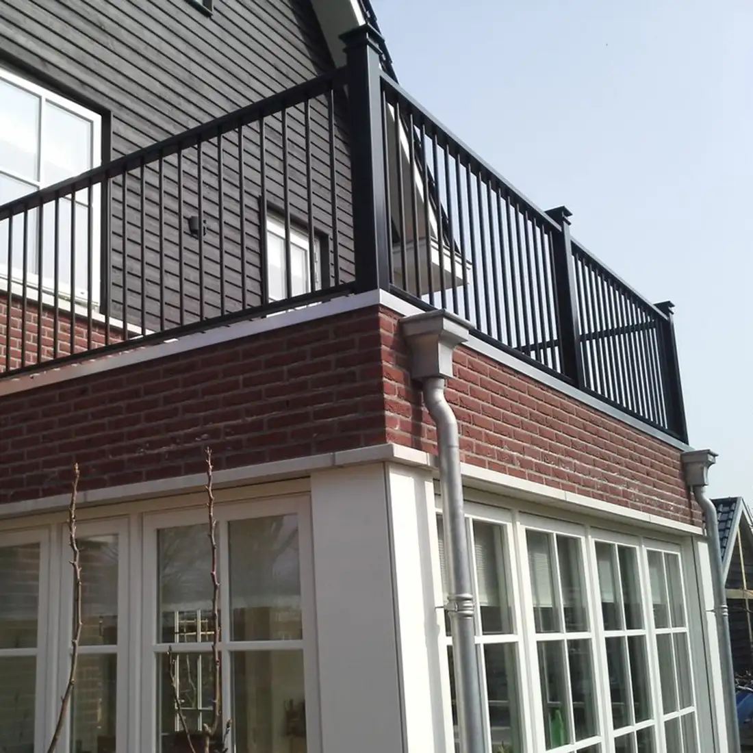 Balustrade voor toegankelijk plat dak