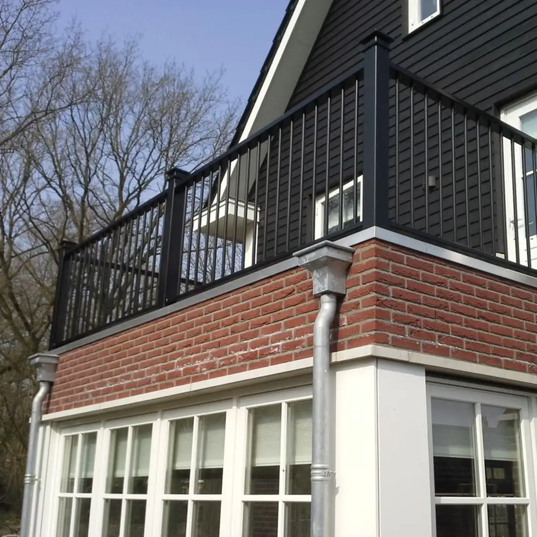Balustrade voor toegankelijk plat dak