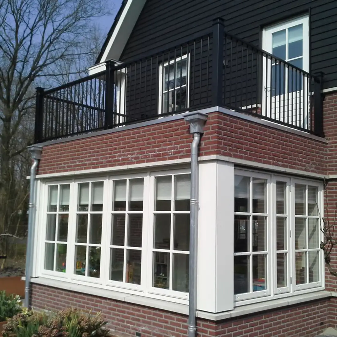 Balustrade voor toegankelijk plat dak