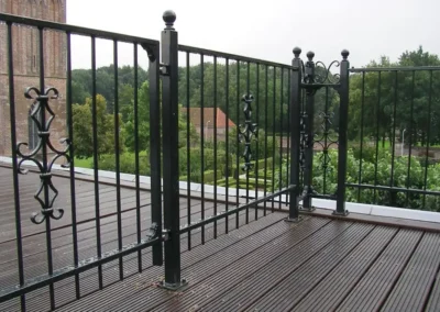 Klassieke balustrade voor dakterras