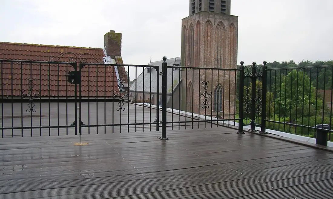 Klassieke balustrade voor dakterras