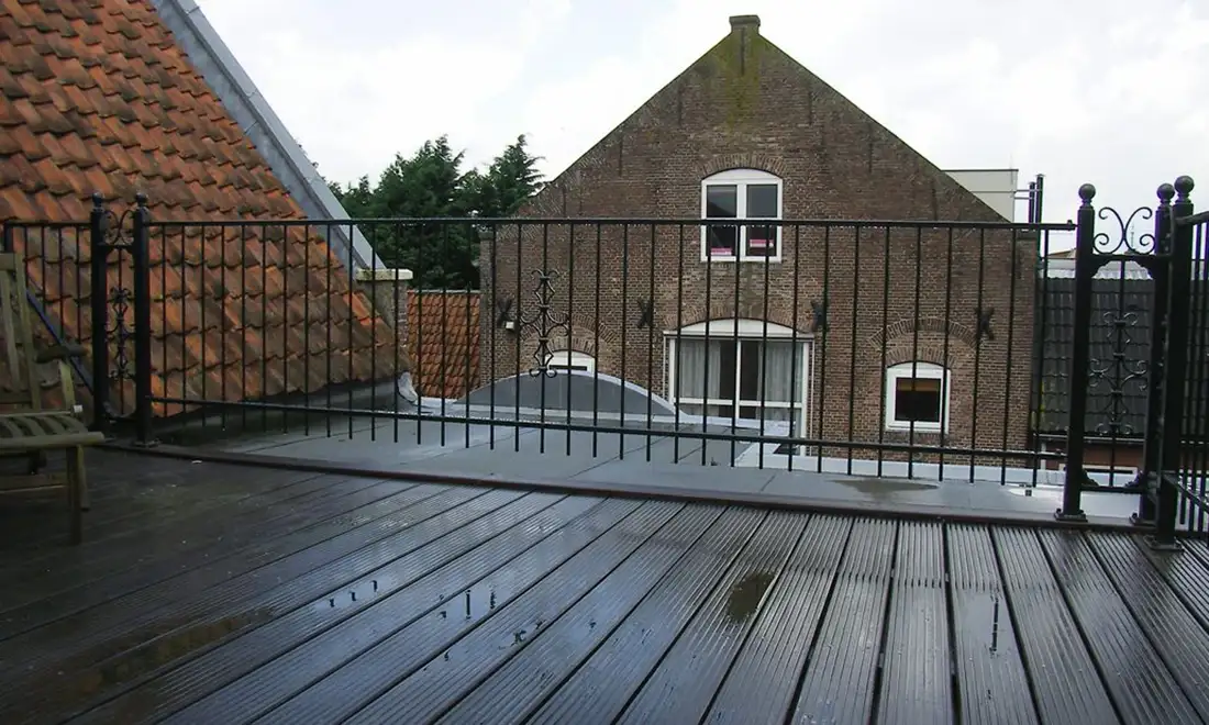 Klassieke balustrade voor dakterras