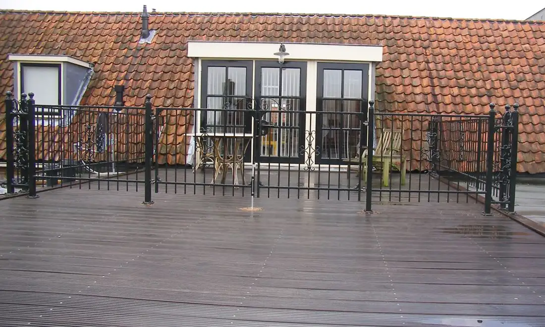 Klassieke balustrade voor dakterras