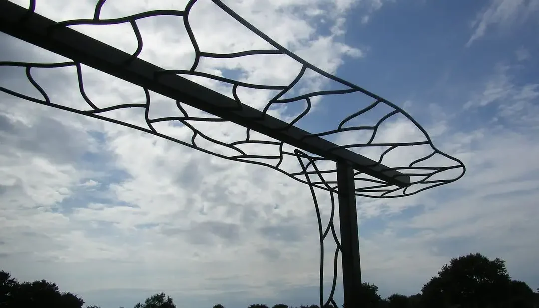 Klimplantornament of pergola