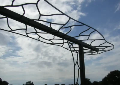 Klimplantornament of pergola