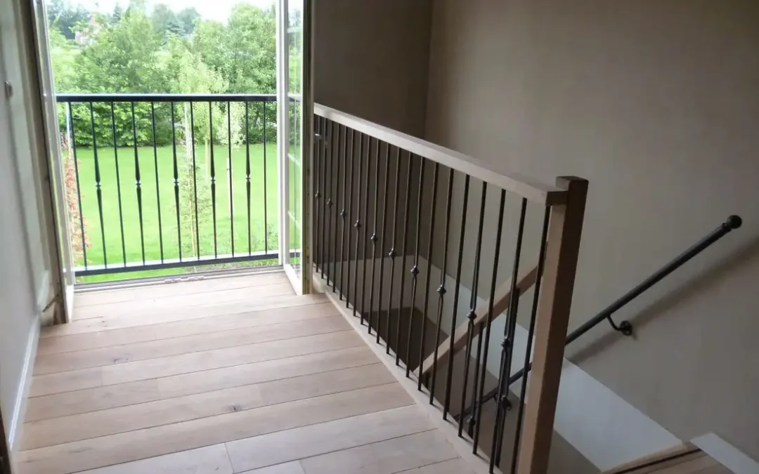 Vide, trap en frans balkon