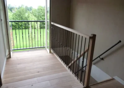 Vide, trap en frans balkon
