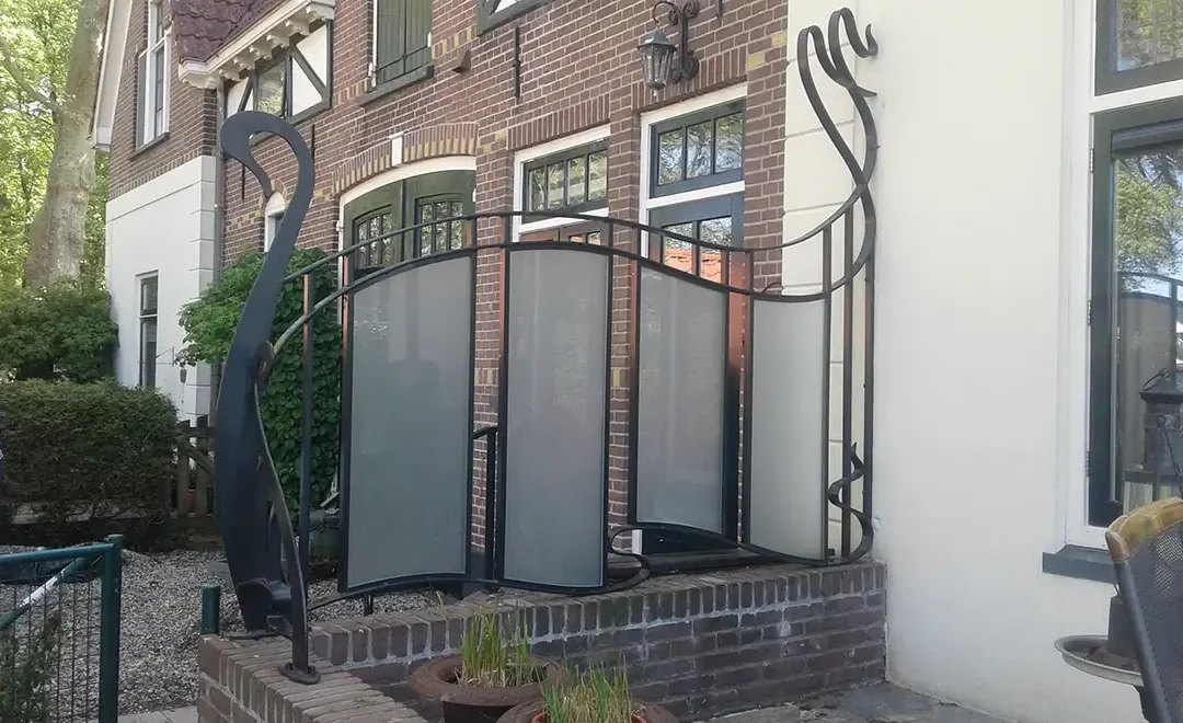 Terrasscherm koetshuis