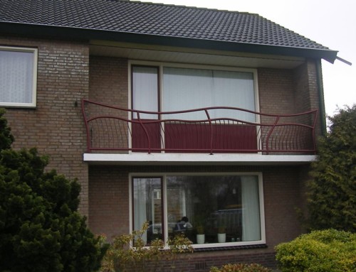 Balustrade met organische lijnen