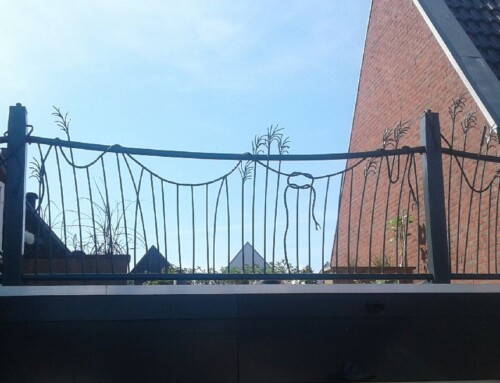 Balustrade met visserstouw